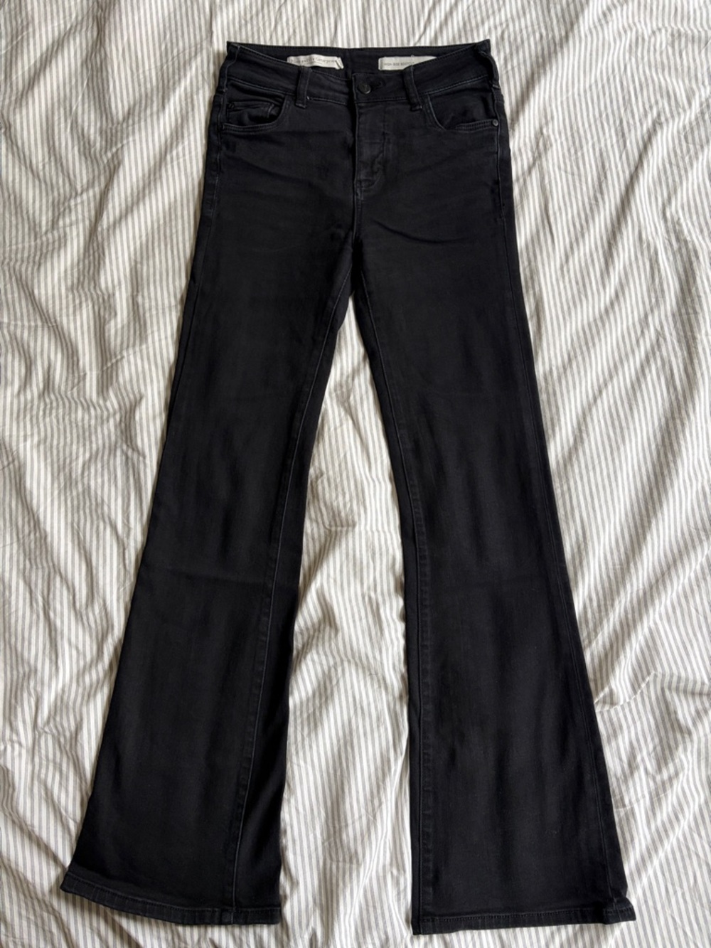 Pilcro and the Letterpress Dark Blue Boot-Cut Jeans